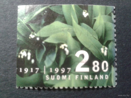 Финляндия 1997 80 лет независимости, цветы