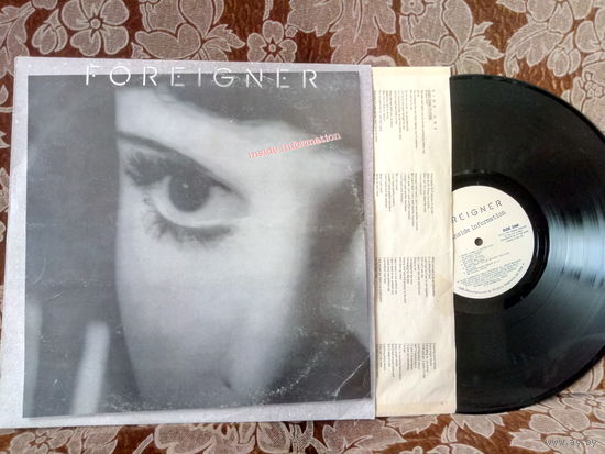 Виниловая пластинка FOREIGNER. Inside information.