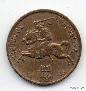 ЛИТОВСКАЯ РЕСПУБЛИКА /ПЕРВАЯ РЕСПУБЛИКА/. 10 ЦЕНТОВ 1925 г. ПАГОНЯ.