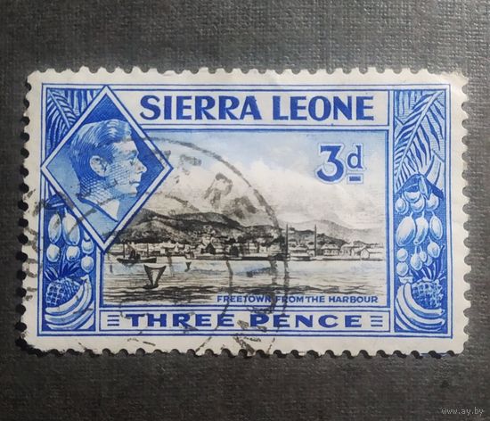 Марка Сьерра-Леоне 1938 год