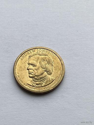 1 доллар, 17-й президент США Эндрю Джонсон