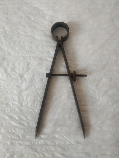 Старый измерительно-разметочный циркуль.(1).