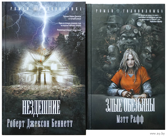 Книги из серии "Роман-головоломка" (комплект 2 книги, первые издания, 2018-2019))