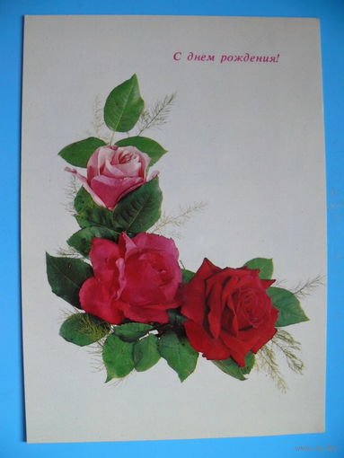 Якименко Р., С днем рождения! 1988, чистая.