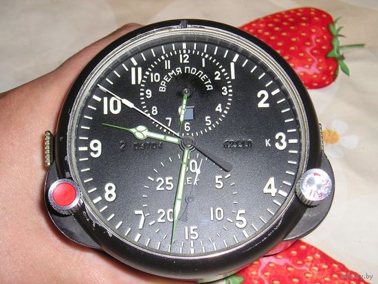 Часы самолетные АЧС-1М (1976 г.) НА ХОДУ