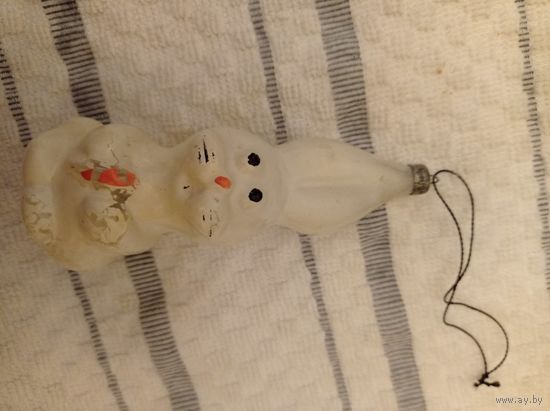 Елочная игрушка зайка зайчик