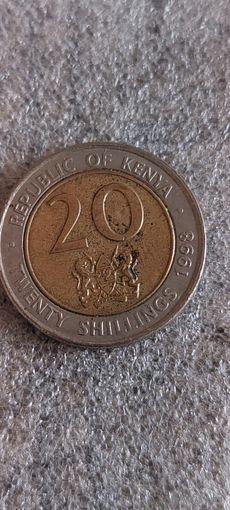 Кения 20 шиллинг 1998