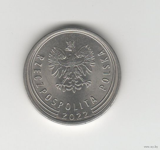 1 злотый Польша 2022 Лот 6918