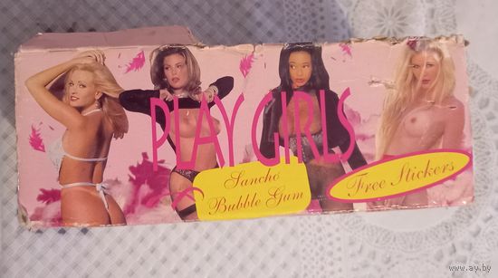 Коробка(блок),от жвачек PLAY GIRLS 90-е.