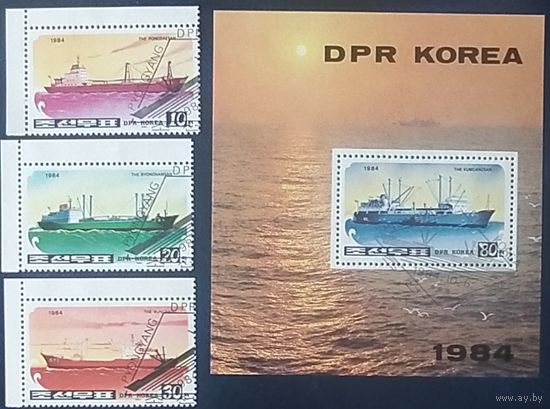 КНДР 1984 Торговый флот.