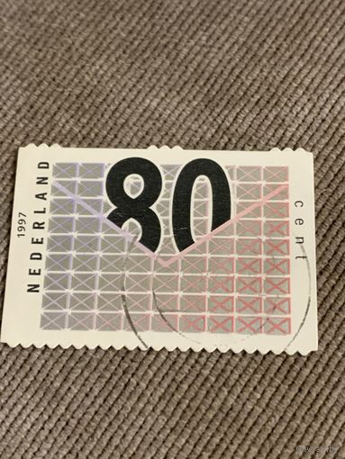 Нидерланды 1997. Стандарт. 80 центов. Марка из серии