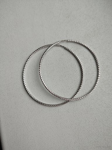 Серьги серебро