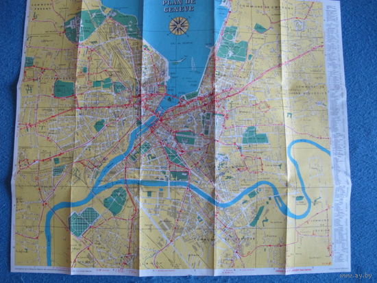 Карты городов Швейцарии. Женева, Берн, Монтре-Вевей