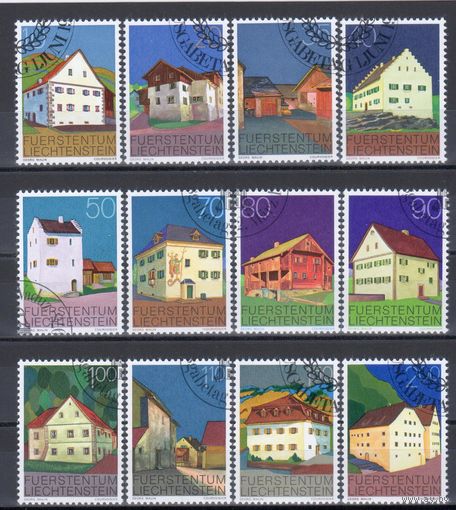[89] Лихтенштейн 1978. Культура и быт.Архитектура. Гашеная серия.