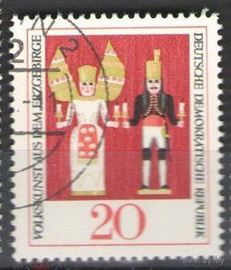Марка ГДР 1967. Народное искусство. 1 марка