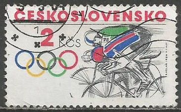 Чехословакия. Олимпиада Лос Анджелес'84. Велоспорт. 1984г. Mi#2783.