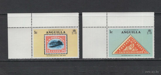 Почта Ангилья 1979** История почтовых марок Mi#347-348