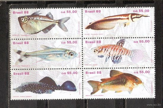 ФФ2 Бразилия 1988 Рыбы