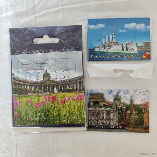 Магнитики на холодильник. Санкт-Петербург.