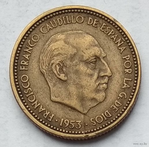 Испания 2,5 песеты 1953 г.