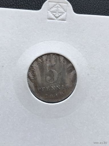 5 пфеннигов 1918 Германия