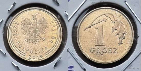 Польша, 1 грош 2019 г.