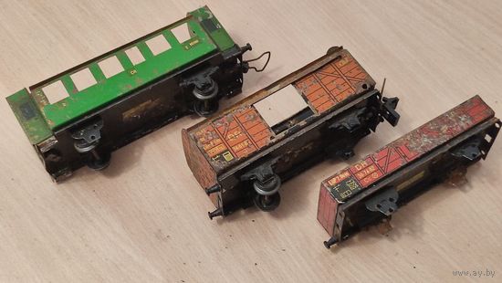 Вагон. Железная дорога ГДР. Stadtilm VEB.Винтаж.Металл