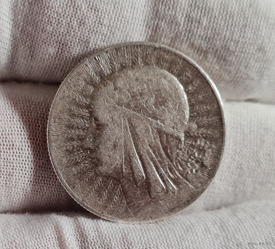 5 злотых 1934 год Польша Ядвига