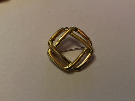 Брошь Monet Ромб США винтаж