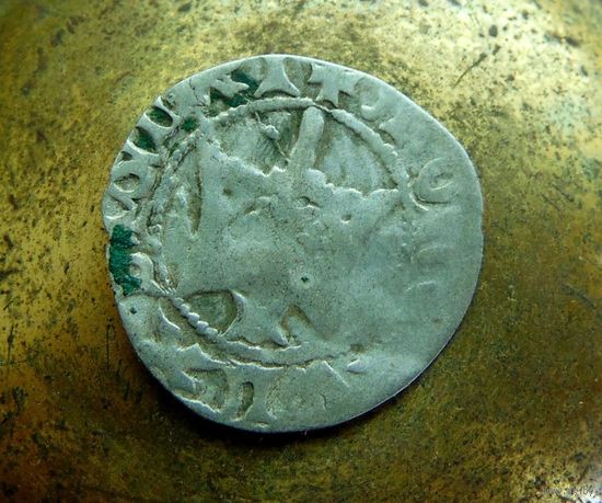 Владислав II Ягайло. Полугрош. Монетный двор Краков. 1386-1434 г