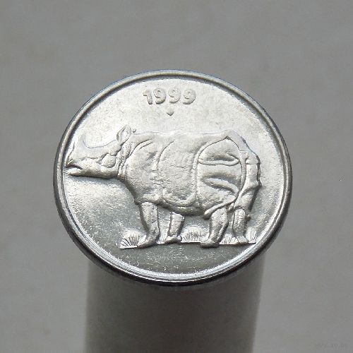 Индия 25 пайс 1999