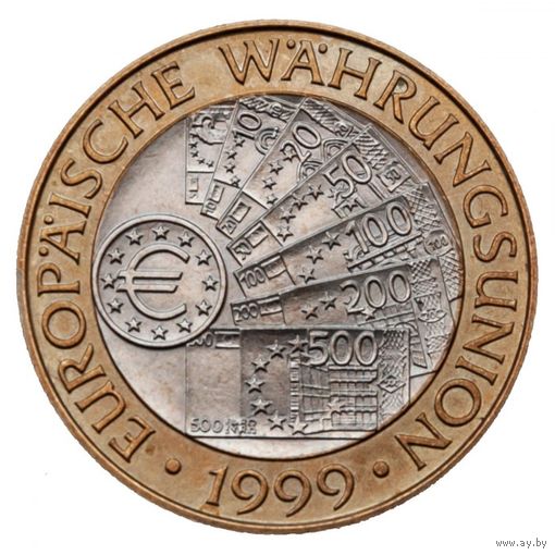 Австрия 50 шиллингов, 1999 Европейский валютный союз UNC