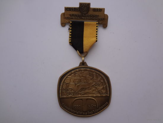 Медаль 1997. Фридрихсхафен. Международная выставка чистокровных собак.