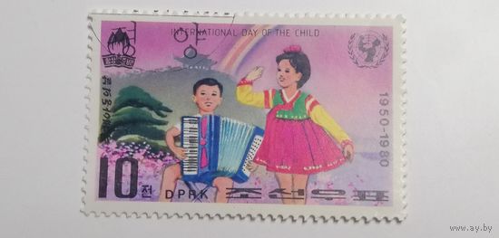 Корея 1980. 30-летие Международного дня ребенка - ЮНИСЕФ.