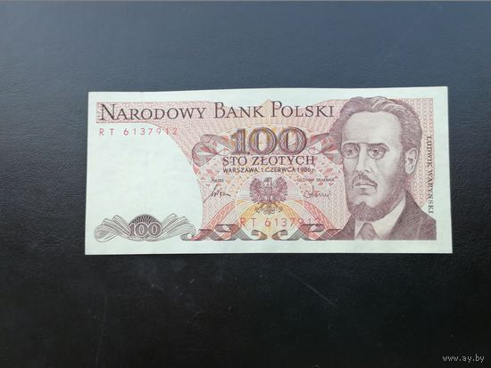 100 злотых 1986