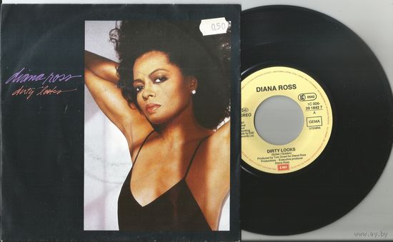 DIANA ROSS - Dirty Looks (GERMANY 7" винил сингл 1987)