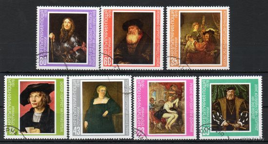 Произведеия мастеров живописи из Дрезденской картинной галереи Болгария 1978 год серия из 7 марок
