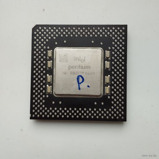 Ретро процессор INTEL PENTIUM MMX FV803166 SL27H.