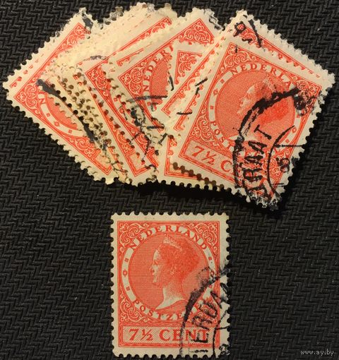 ЦІКАВІЦЬ АБМЕН! 1929, Вільгельміна, тып "veth", 7 1/2 цэнта