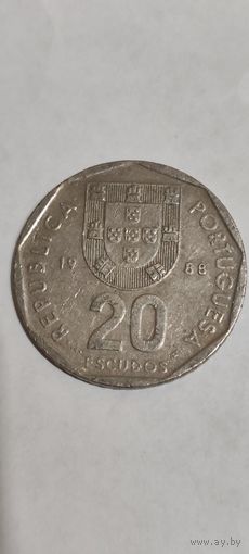 Португалия 20 эскудо 1988