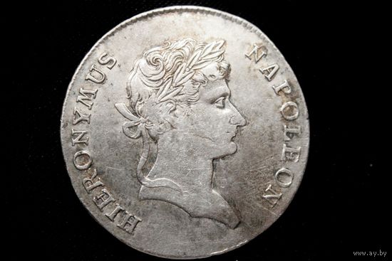 Талер (10 марок) 1811 г. Вестфалия (Германия), Жером Бонапарт. Редкая!