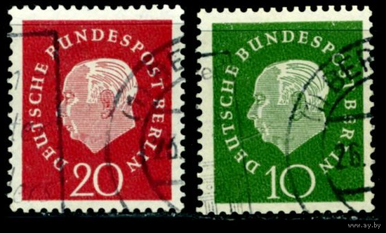 ФРГ БЕРЛИН 1959  184-185 Стандарт. Теодор Хойс