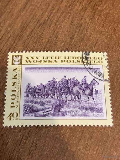 Польша 1968. XXV летие Людового Войска Польского. Марка из серии