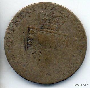 КОРОЛЕВСТВО ВЕЛИКАЯ БРИТАНИЯ. 1 ГИНЕЯ 1787-1799. КОРОЛЬ ГЕОРГ III