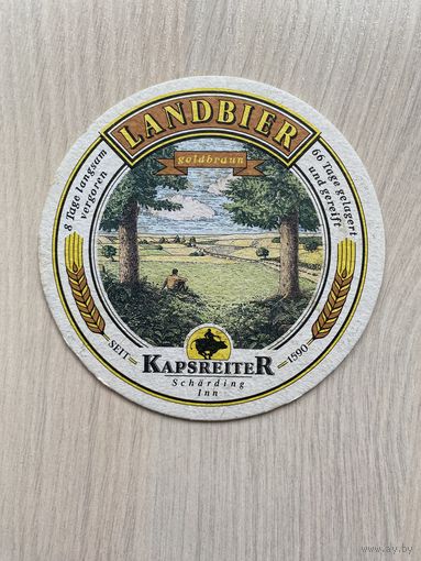 Подставка под пиво Landbier Kapsreiter