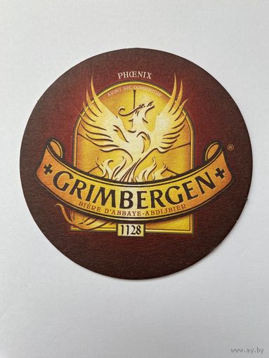 Подставка под пиво Grimbergen No 1 /Россия/