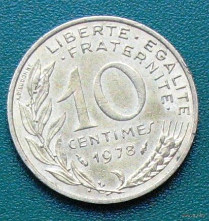 Франция, 10 сантимов 1978