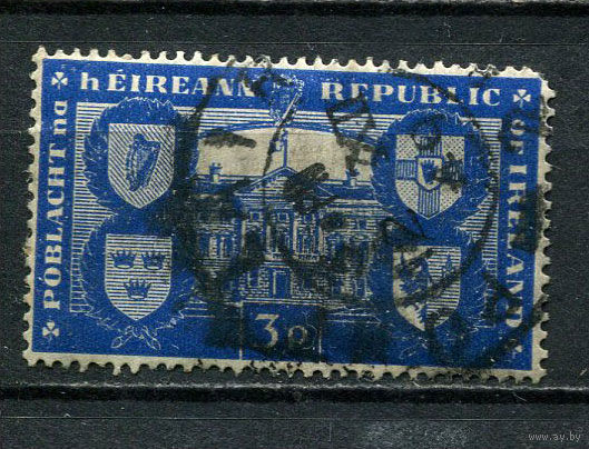 Ирландия - 1949 - Независимость Ирландии 3Pg - [Mi.109] - 1 марка. Гашеная.  (Лот 73CU)