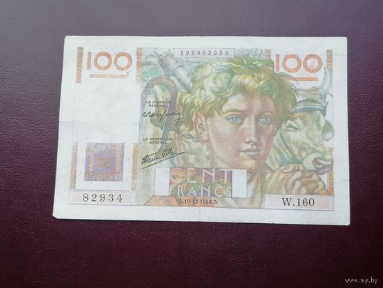 Франция 100 франков 1946