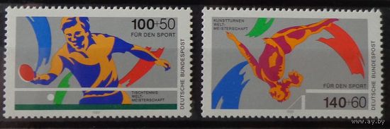 Германия, ФРГ 1989г. Mi.1408-1409 MNH** полная серия